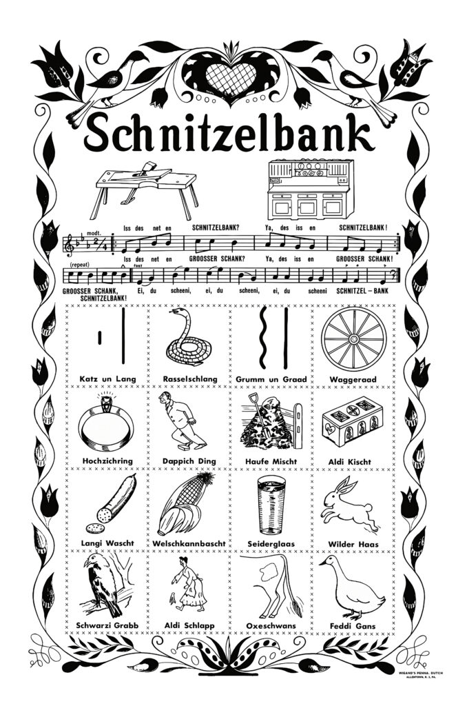 Schnitzelbank Wieand Version